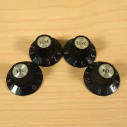 ORIGINAL 1968 EPIPHONE RIVIERA 12-STRING E360TD-12 GIBSON WITCH HAT KNOBS SET