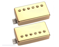 USA GIBSON CLASSSIC 57 & 57  PLUS 2-CONDUCTOR HUMBUCKER GUITAR PAF PICKUP GOLD