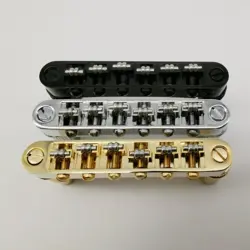 ROLLER SADDLE TUNE-O-MATIC BRIDGE W/ M8 POSTS FOR GIBSON LES PAUL, SG, GRETSCH