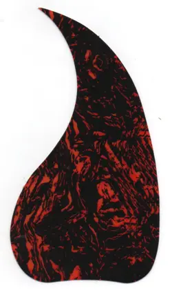 FIRE STRIPE TORTOISE VINTAGE GUITAR PICKGUARD FOR GIBSON J-45