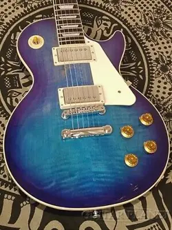 GIBSON ~CUSTOM COLOR SERIES~ LES PAUL STANDARD 50S FIGURED TOP -BLUEBERRY BURST-