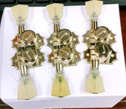 KLUSON REVOLUTION 19:1 RATIO LOCKING 3 3 NICKEL TUNERS GIBSON 10MM KRGL-3-NP