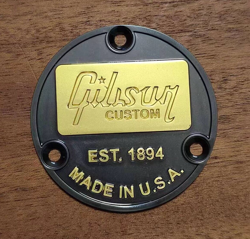 GIBSON GUITAR BOARD TOGGLE SWITCH BACK METAL COVER LPGREY GOLD