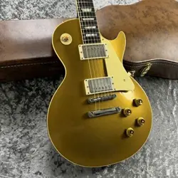 GIBSON CUSTOM SHOP HISTORIC REISSUE 1957 LES PAU GOLD TOP DARK BACK VOS 3F (2023