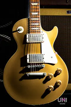 GIBSON CUSTOM SHOP HISTORIC COLLECTION 1957 LES PAUL REISSUE LPR-7 GOLD TOP 2011