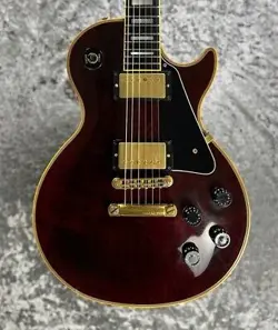 GIBSON 1992 LES PAUL CUSTOM W/CUSTOMBUCKER WINE RED #GG70Q