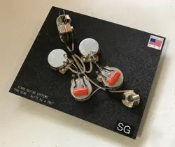 GIBSON SG HARNESS UPGRADE! CTS - SWITCHCRAFT - ORANGE DROP - GAVITT. NEW!