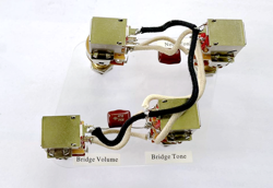 CUSTOM JIMMY PAGE WIRING HARNESS PUSH-PULL POT 500K 4 USA GIBSON LES PAUL GUITAR