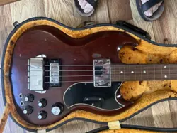 1969 GIBSON EB-3 2 PICK-UPS BASS GUITAR- ALL ORIGINAL INCL. CASE 1 OWNER SO CAL