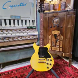 2003 GIBSON LES PAUL FADED DOUBLE CUTAWAY WORN YELLOW