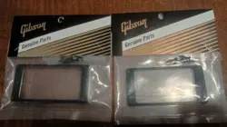 GENUINE GIBSON HUMBUCKER RINGS RING SET - NECK AND BRIDGE
