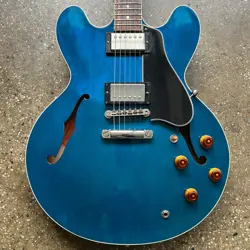 GIBSON CUSTOM SHOP '59 ES-335 REISSUE 2002 - BEALE STREET BLUE