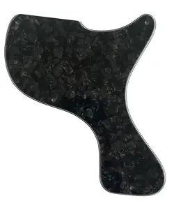 CUSTOM FOR GIBSON LES PAUL JUNIOR 1958 GUITAR PICKGUARD,4 PLY BLACK PEARL