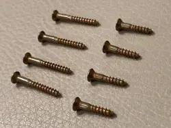 NICKEL HEAVY AGED SPECIFICATION GIBSON 50 VINTAGE  PICKUP ESCUTCHEON SCREW FRONT
