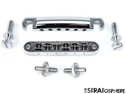 TAILPIECE STUDS ALUMINUM/CHROME.