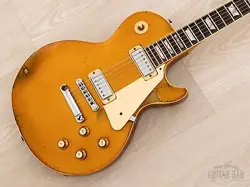 1976 GIBSON LES PAUL DELUXE GOLDTOP VINTAGE GUITAR W/ CASE