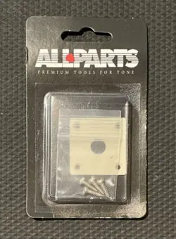 ALLPARTS VINTAGE STYLE SQUARE IVORY JACK PLATE FOR GIBSON LES PAUL® AP-0635-000