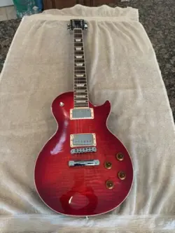 2018 GIBSON LES PAUL STANDARD BLOOD ORANGE, MINT W/ CASE & TAGS