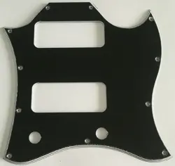 FOR GIBSON US SG P90 WITHOUT PICKUP MOUNTING HOLE GUITAR PICKGUARD,5 PLY BLACK