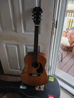 VINTAGE 1995 EPIPHONE PR350S ACOUSTIC GUITAR BY GIBSON WITH CASE