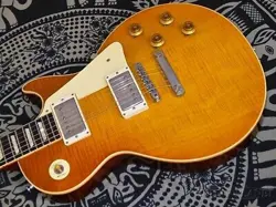 GIBSON CUSTOM SHOP JAPAN LIMITED RUN 1958 LES PAUL STANDARD LIGHTLY FIGURED SAFE