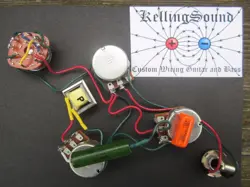 GIBSON RIPPER HARNESS WITH CHOKE BOURNS POTS CUSTOM KELLINGSOUND