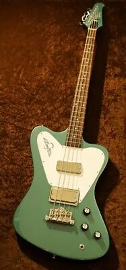 GIBSON  NON-REVERSE THUNDERBIRD FADED PELHUM BLUE NEW ELECTRIC BASS  2023