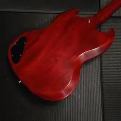 GIBSON CUSTOM SHOP MURPHY LAB 1963 SG JUNIOR ULTRA LIGHT AGED CHERRY RED 2024