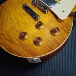 GIBSON CUSTOM SHOP HAND SELECTED TOP 1959 LES PAUL STANDARD VOS LEMON BURST 2024