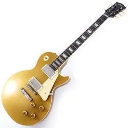 GIBSON CUSTOM SHOP 1957 LES PAUL GOLDTOP REISSUE VOS DOUBLE GOLD SN.741694