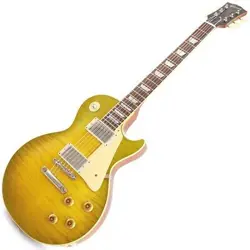 GIBSON CUSTOM SHOP 1959 LES PAUL STANDARD REISSUE GREEN LEMON FADE