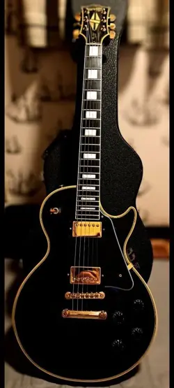 ORVILLE BY GIBSON LPC-57B 57' LES PAUL CUSTOM BLACK BEAUTY ELECTRIC GUITAR W/ HC