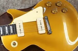 GIBSON CUSTOM SHOP HISTORIC COLLECTION 1954 LES PAUL GOLD TOP REISSUE DOUBLE GOL