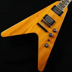GIBSON DAVE MUSTAINE FLYING V ANTIQUE NATURAL S/N 212530260 MODEL