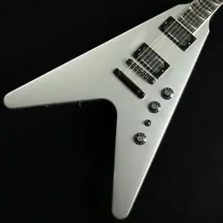 GIBSON DAVE MUSTAINE FLYING V METALLIC SILVER S/N 210430100 MODEL