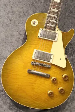 GIBSON CUSTOM SHOP MURPHY LAB 1959 LES PAUL STANDARD REISSUE GREEN LEMON FADE LI
