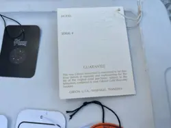 WARRANTY TAG