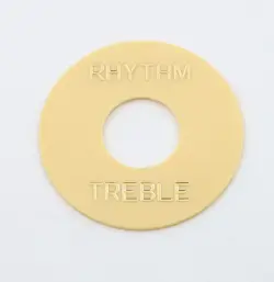 RHYTHM/TREBLE SELECTOR SWITCH RING FOR GIBSON LES PAUL GUITAR CREAM