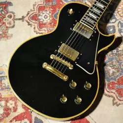 GIBSON 1974 LES PAUL CUSTOM EBONY FREE SHIPPING