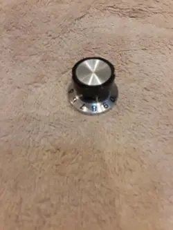 VINTAGE 1970'S SG SYSTEMS/GIBSON AMPLIFIER KNOB