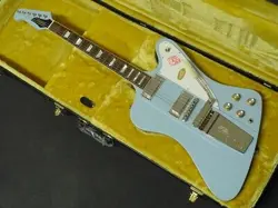 EPIPHONE INSPIRED BY GIBSON CUSTOM 1963 FIREBIRD V MAESTRO VIBROLA FROST #GG7XY