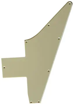 CUSTOM FOR GIBSON 76 EXPLORER RE-ISSUE STYLE BLANK GUITAR PICKGUARD,1 PLY CREAM