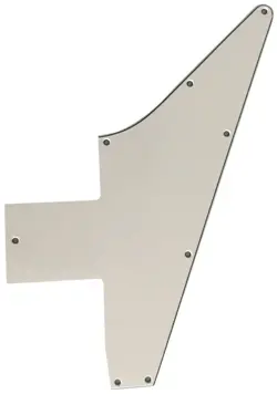 CUSTOM FOR GIBSON 76 EXPLORER RE-ISSUE STYLE BLANK GUITAR PICKGUARD,3 PLY WHITE
