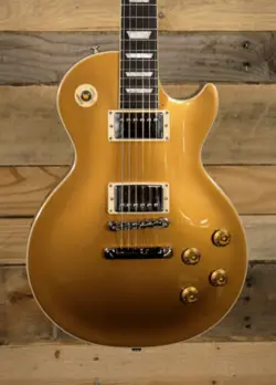 GIBSON LES PAUL STANDARD ELECTRIC GUITAR GOLD TOP W/ CASE 
