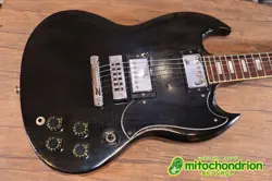 GIBSON 1974 SG STANDARD / BLACK RE FINISH SAFE DELIVERY FROM JAPAN