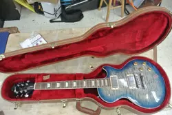 GIBSON LES PAUL STANDARD 50S FIGURED TOP - OCEAN BLUE