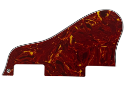 PICKGUARD  FOR GIBSON ES-335 SHORT  STYLE GUITAR-4-PLY-RED TORTOISE