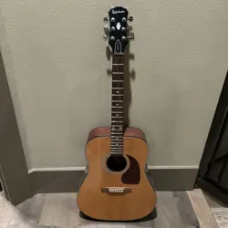 EPIPHONE PR-350 BY GIBSON / WITH HARD CASE.  NO STRINGS.