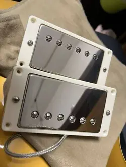 RARE SAYTONE SLEDGE MANUAL WINDING HUMBUCKER PICKUP SET    LES PAUL GIBSON PAF L