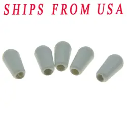 KAISH 5X USA THREAD GUITAR 3 WAY TOGGLE SWITCH TIP SWITCH KNOB FITS GIBSON WHITE